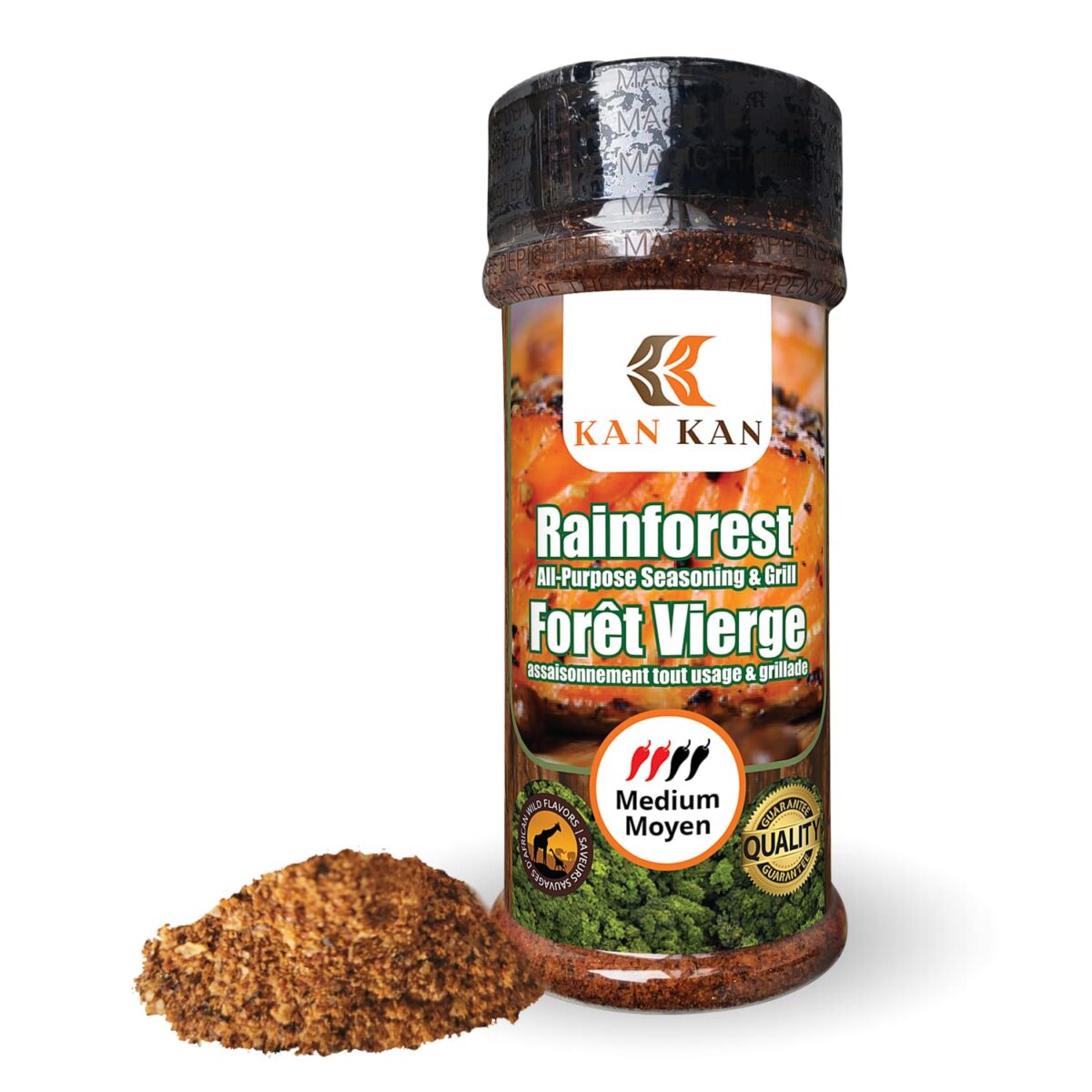 MILD Jar - Kan Kan Rainforest All-Purpose seasoning & Grill - Image 2