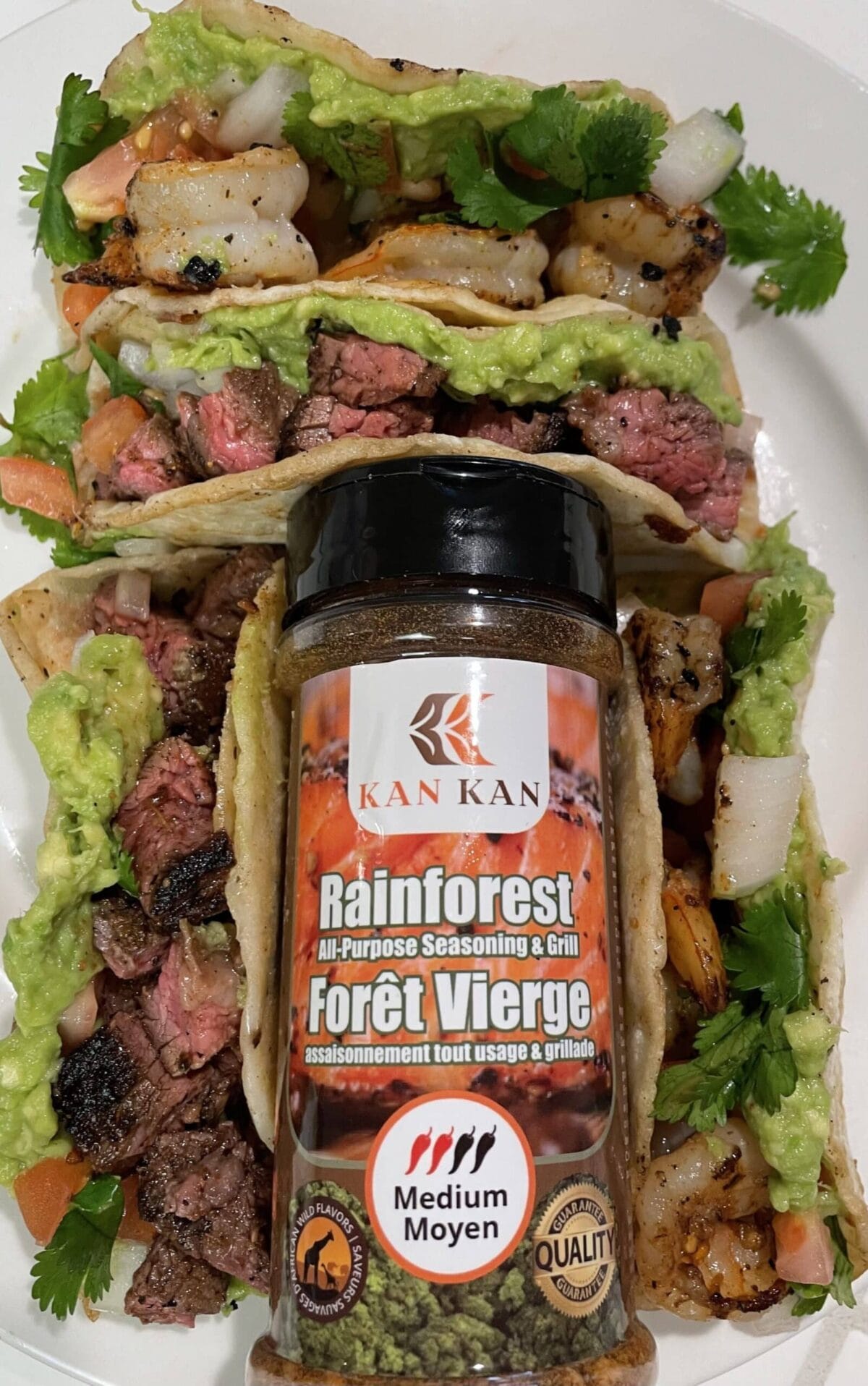 Kan Kan Spice Surf and Turf Tacos - Kan Kan Spice
