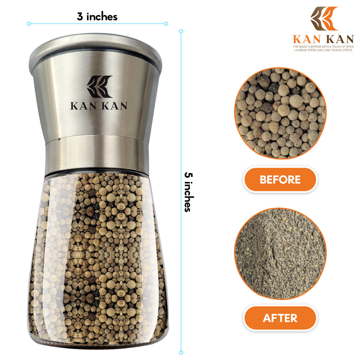 Penja Peppercorn Grinder - Kan Kan